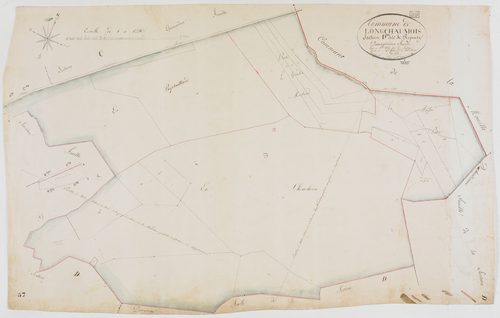 Longchaumois, section D, Repenty, feuille 17.géomètre : Godefin