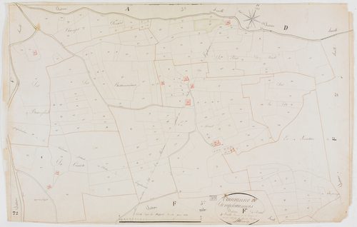 Longchaumois, section F, Rosset, feuille 4.géomètre : Félix aîné