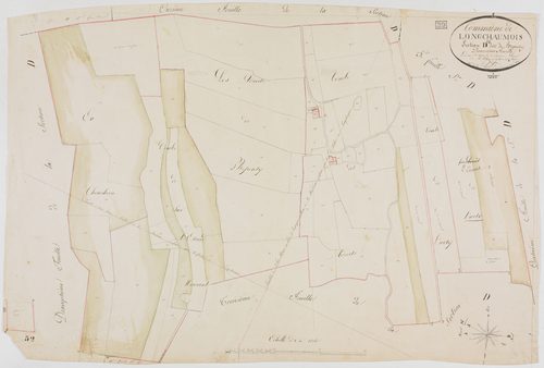 Longchaumois, section D, Repenty, feuille 12.géomètre : Godefin