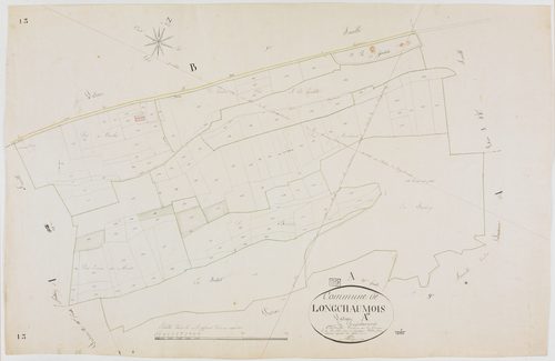 Longchaumois, section A, Longchaumois, feuille 13.géomètre : Félix cadet