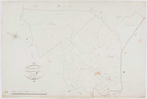 Longchaumois, section F, Rosset, feuille 11.géomètre : Félix aîné
