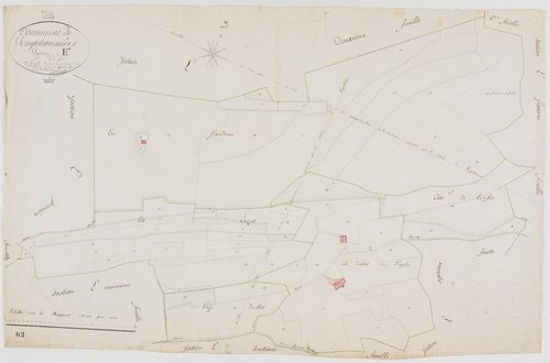 Longchaumois, section E, l'Enfer, feuille 3.géomètre : Jannin