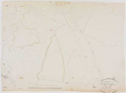 Longchaumois, section C, Bataillard, feuille 7.géomètre : Félix cadet