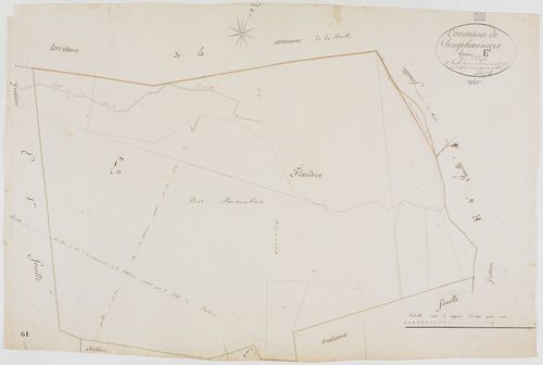 Longchaumois, section E, l'Enfer, feuille 2.géomètre : Jannin