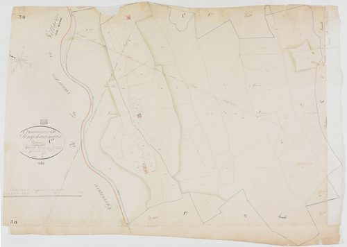 Longchaumois, section C, Bataillard, feuille 5.géomètre : Félix cadet