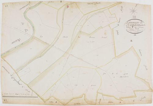 Longchaumois, section B, Orcière, feuille 9.géomètre : Jannin
