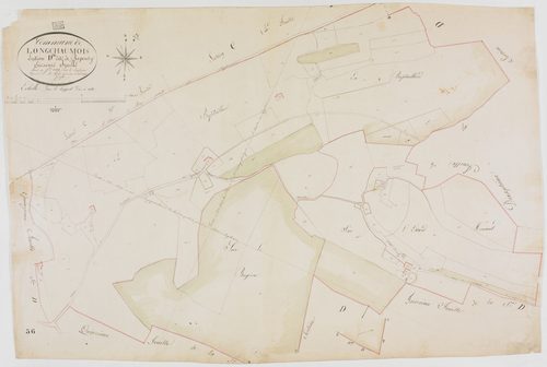 Longchaumois, section D, Repenty, feuille 16.géomètre : Godefin
