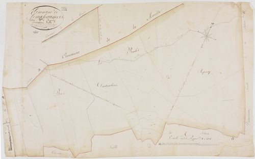Longchaumois, section D, Repenty, feuille 18.géomètre : Godefin