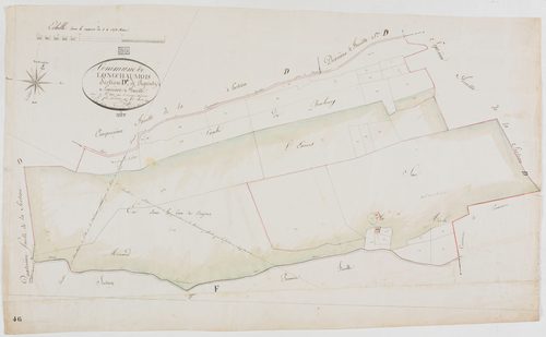 Longchaumois, section D, Repenty, feuille 6.géomètre : Godefin