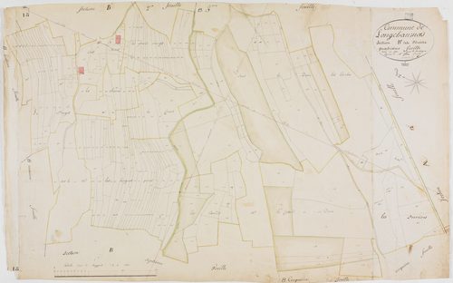 Longchaumois, section B, Orcière, feuille 4.géomètre : Jannin
