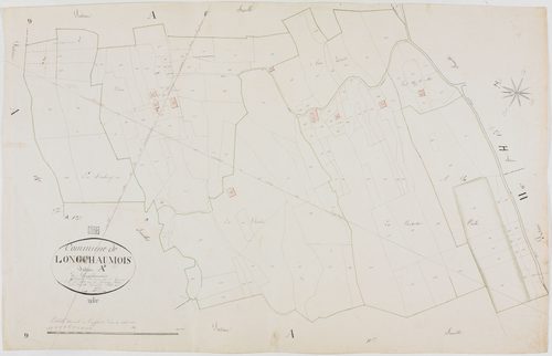 Longchaumois, section A, Longchaumois, feuille 9.géomètre : Félix cadet