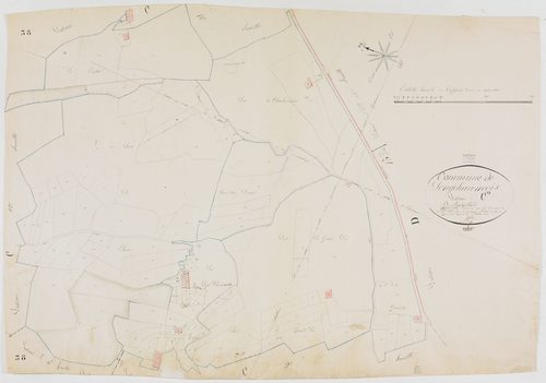 Longchaumois, section C, Bataillard, feuille 13.géomètre : Félix cadet