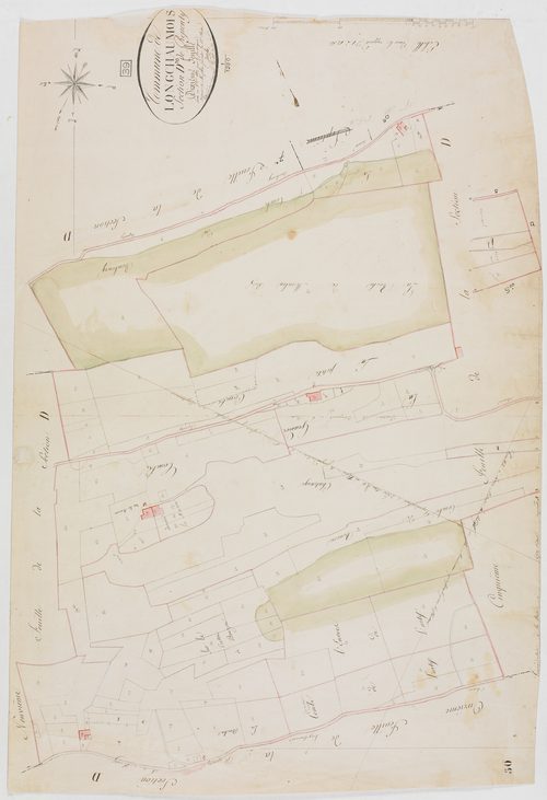 Longchaumois, section D, Repenty, feuille 10.géomètre : Godefin
