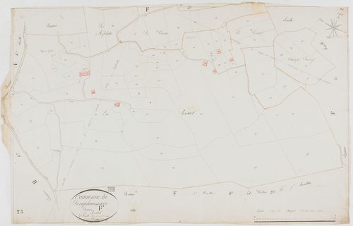 Longchaumois, section F, Rosset, feuille 5.géomètre : Félix aîné