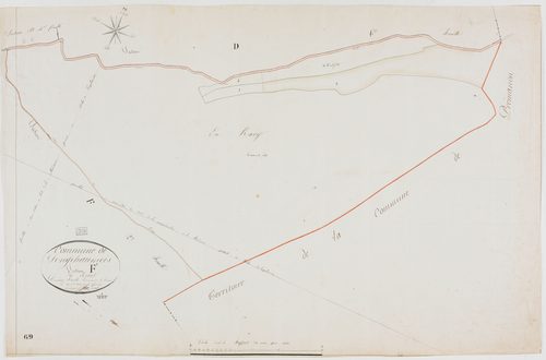Longchaumois, section F, Rosset, feuille 1.géomètre : Félix aîné