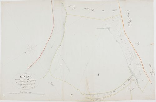 Longwy-sur-le-Doubs, section A, Hotelans, feuille 4.géomètre : Trésy