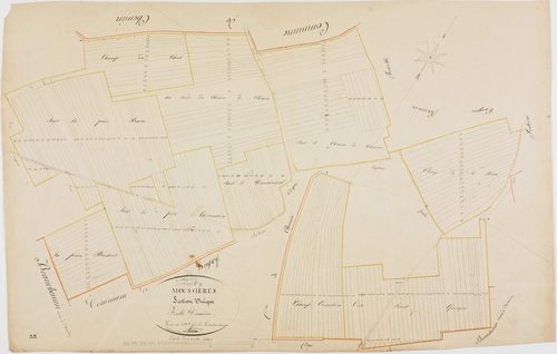 Longwy-sur-le-Doubs, section F, les Moussières, feuille 2.géomètre : Trésy