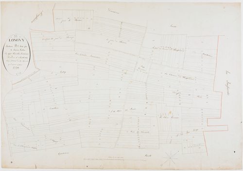 Longwy-sur-le-Doubs, section B, Pie de Saint-Aubin, feuille 3.géomètre : Prost