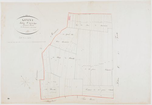 Longwy-sur-le-Doubs, section C, Rupt, feuille 1.géomètre : Pétetin
