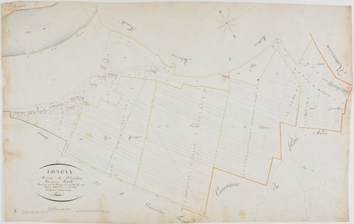 Longwy-sur-le-Doubs, section A, Hotelans, feuille 3.géomètre : Trésy