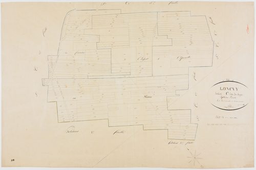 Longwy-sur-le-Doubs, section C, Rupt, feuille 7.géomètre : Pétetin