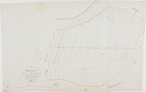 Longwy-sur-le-Doubs, section A, Hotelans, feuille 5.géomètre : Trésy
