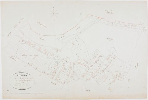 Longwy-sur-le-Doubs, section B, Pie de Saint-Aubin, feuille 7.géomètre : Prost