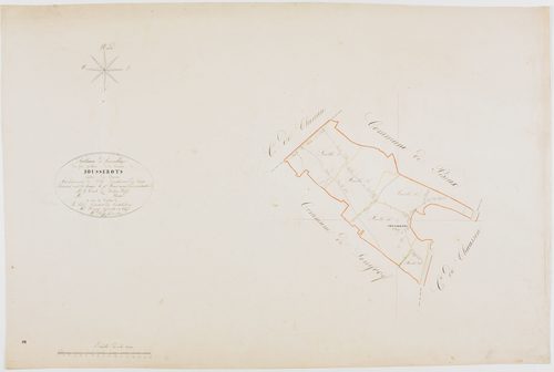 Longwy-sur-le-Doubs, tableau d'assemblage, les Jousserots.géomètre : Prost