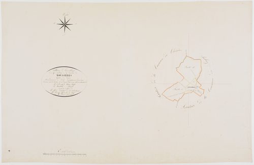 Longwy-sur-le-Doubs, tableau d'assemblage, les Moussières.géomètre : Prost