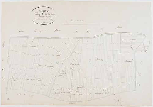Longwy-sur-le-Doubs, section C, Rupt, feuille 4.géomètre : Pétetin