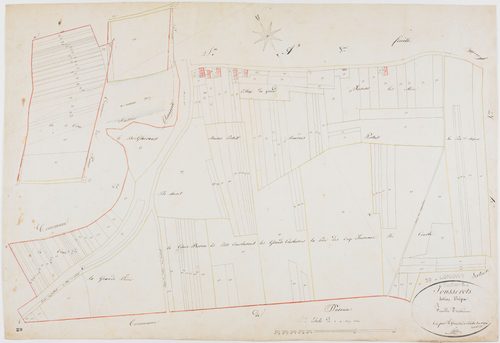 Longwy-sur-le-Doubs, section E, les Jousserots, feuille 3.géomètre : Pétetin