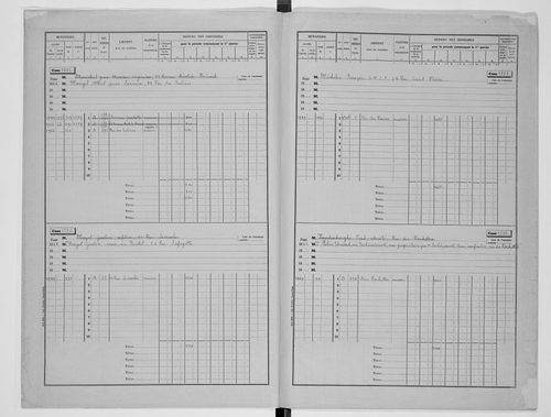 Matrice des propriétés bâties, case 1873 à 2472.