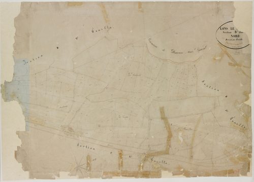 Lons-le-Saunier, section B, le Nord, feuille 2.géomètre : Grenier