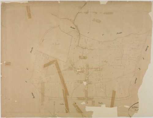 Lons-le-Saunier, section C, Rougin, feuille 4.géomètre : [F. Olivier