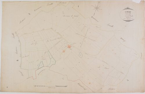 Loulle, section A, le Sud, feuille 5.