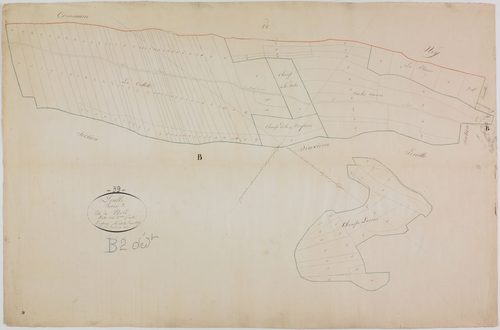 Loulle, section B, le Nord, feuille 2. 2ème partie.
