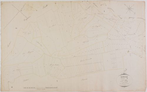 Loulle, section A, le Sud, feuille 4.