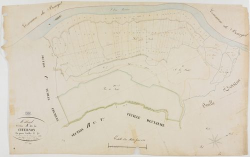 Maisod, section A, Citernon, feuille 4.géomètre : Laplace