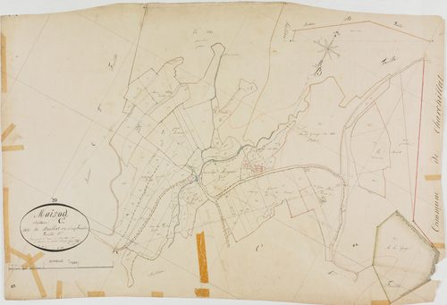 Maisod, section C, Brillat, feuille 3.géomètre : Chaunet cadet