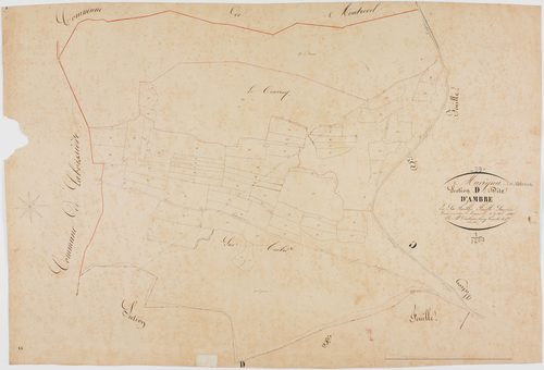 Marigna-sur-Valouse, section D, Ambre, feuille 6.géomètre : Duchesne