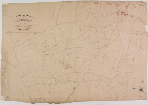 Marnoz, section D, Jardin Pillot, feuille 2.