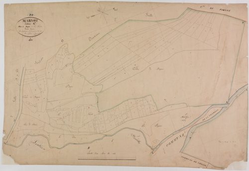 Marnoz, section A, Bagney, feuille 1.