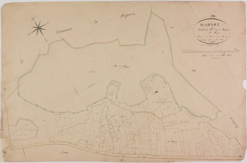 Marnoz, section A, Bagney, feuille 2.