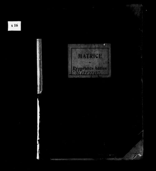 Matrice des propriétés bâties.