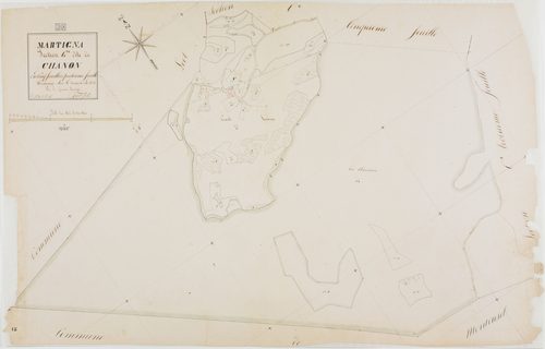 Martigna, section C, Chanon, feuille 4.géomètre : Cordier