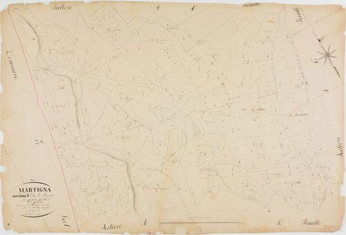 Martigna, section A, Bioux, feuille 2.géomètre : Bénier Sre