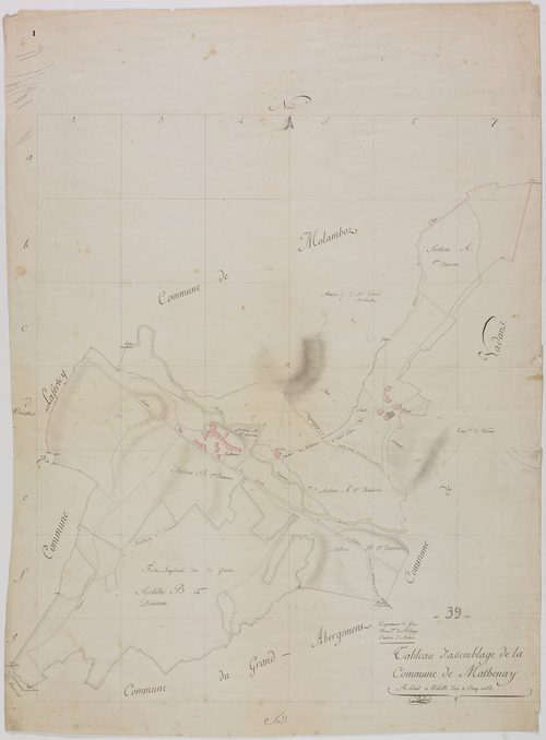 Mathenay, tableau d'assemblage.[début XIXe s]
