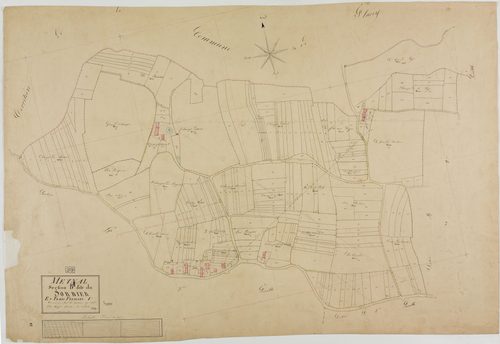 Maynal, section B, feuille 1.géomètre : Guyon