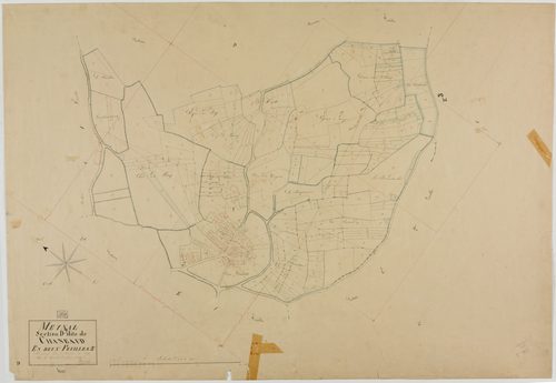 Maynal, section D, Chaneaud, feuille 2.géomètre : Grenier