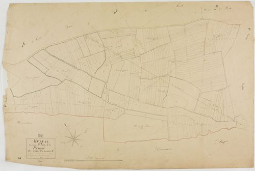 Maynal, section F, la Prairie, feuille 2.géomètre : Grenier